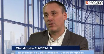 Christophe Mazeaud, responsable du pôle incendie du Centre Pompidou – Parcours - Agora News Sécurité